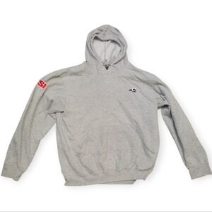 NFL Dunbrooke SI Los Angeles Rams Gray Hoodie sz L